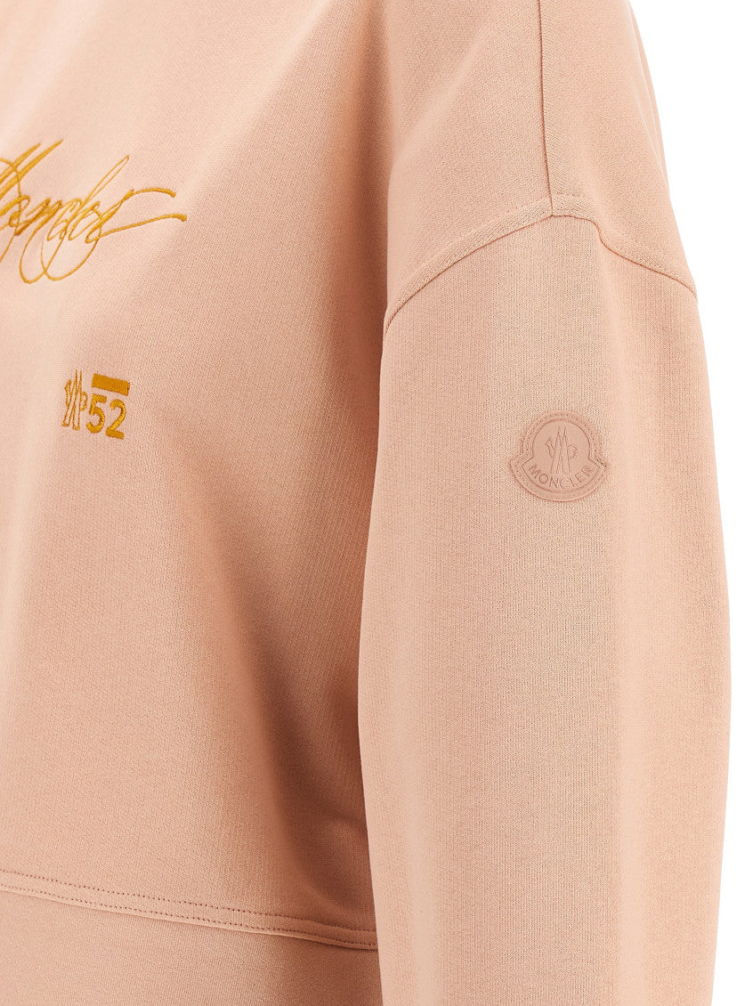 Pink Embroidery sweatshirt 4