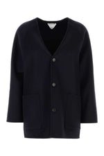 Blue Collarless Coat 1