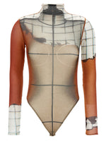 Multicolor 'The Fire' bodysuit 1