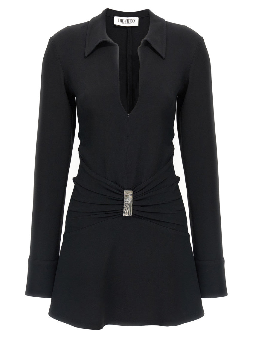 Black Mini polo dress 1