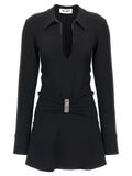 Black Mini polo dress 1