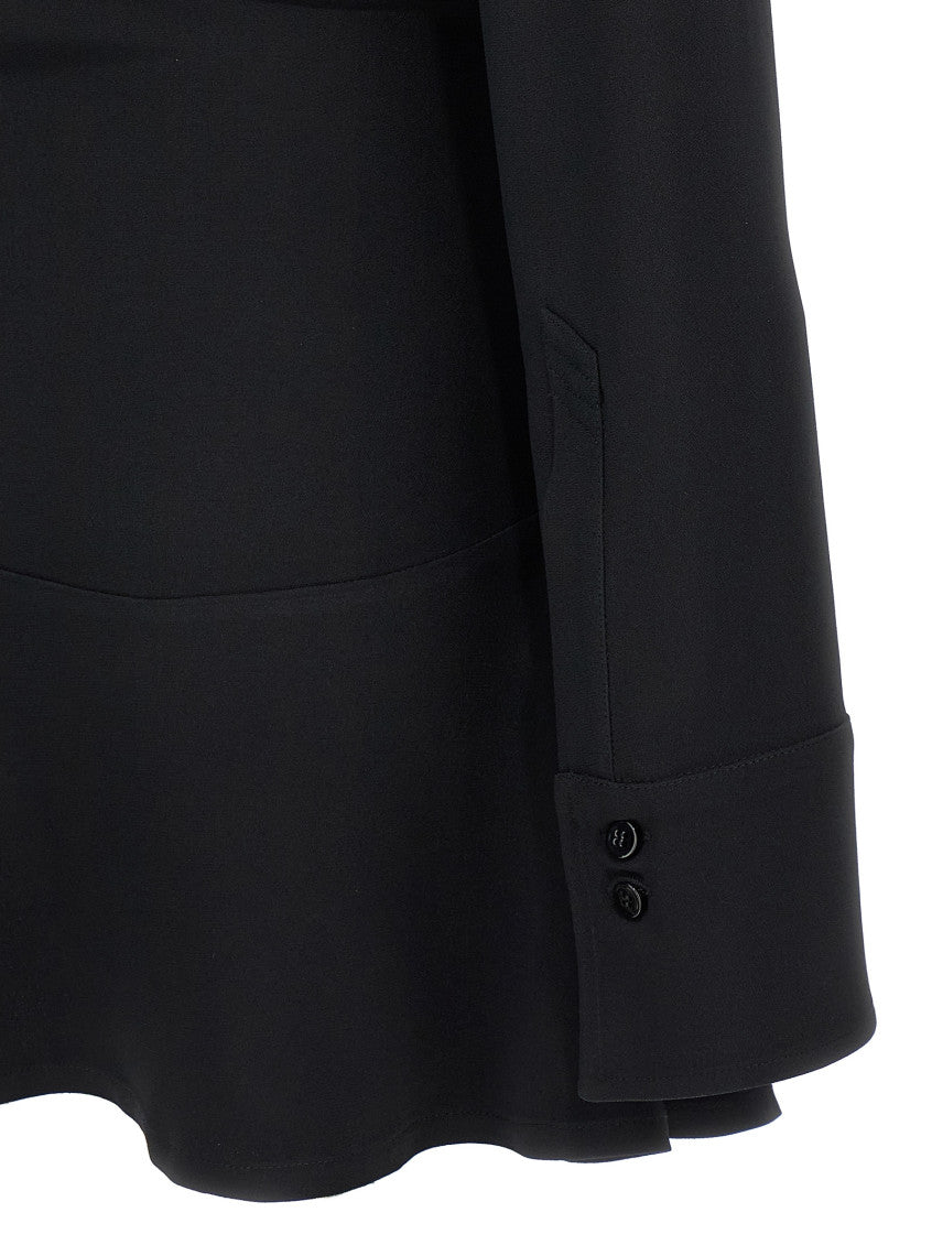 Black Mini polo dress 4