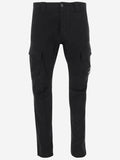 Black Narrow Leg Cargo Pants 1
