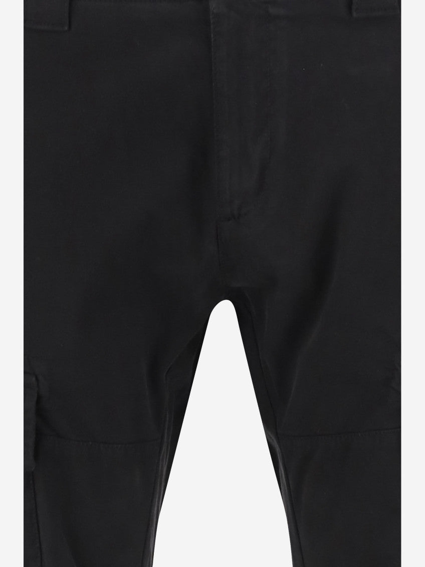 Black Narrow Leg Cargo Pants 3