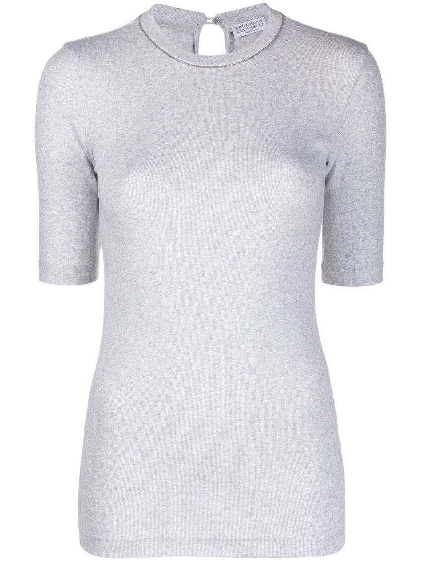Grey Cotton t-shirt 1