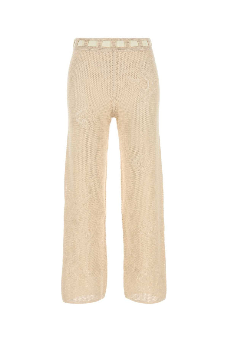Beige Crochet Pant 1