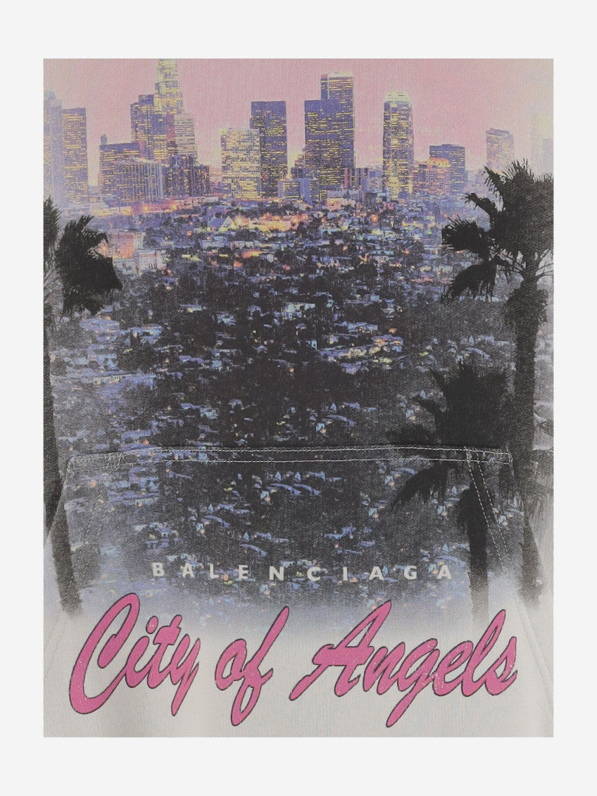 White City Of Angels Cotton Sweatshirt 3