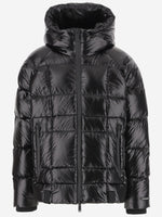 Black Puffer bomber jacket 1