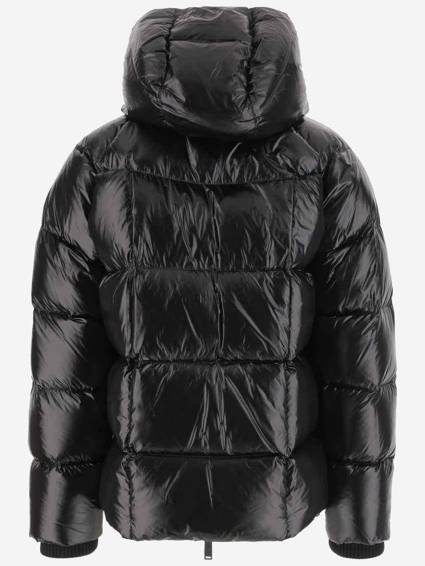 Black Puffer bomber jacket 2