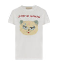 White Le Chat De La Maison Jersey T-shirt 1