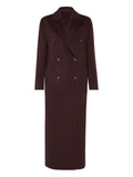 Maroon Double-Breasted Coat 1