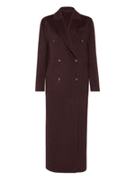 Maroon Double-Breasted Coat 1