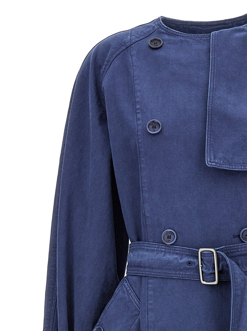 Blue Calao Trench Coat 3