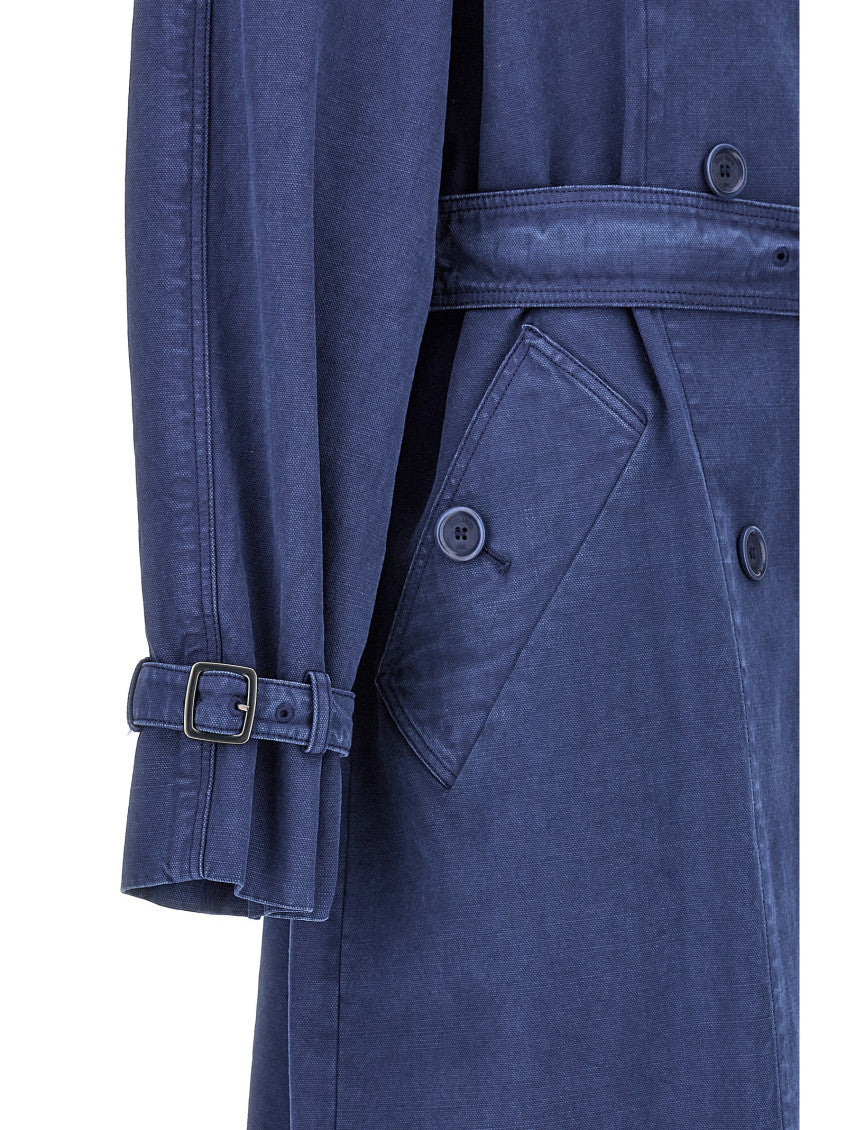 Blue Calao Trench Coat 4