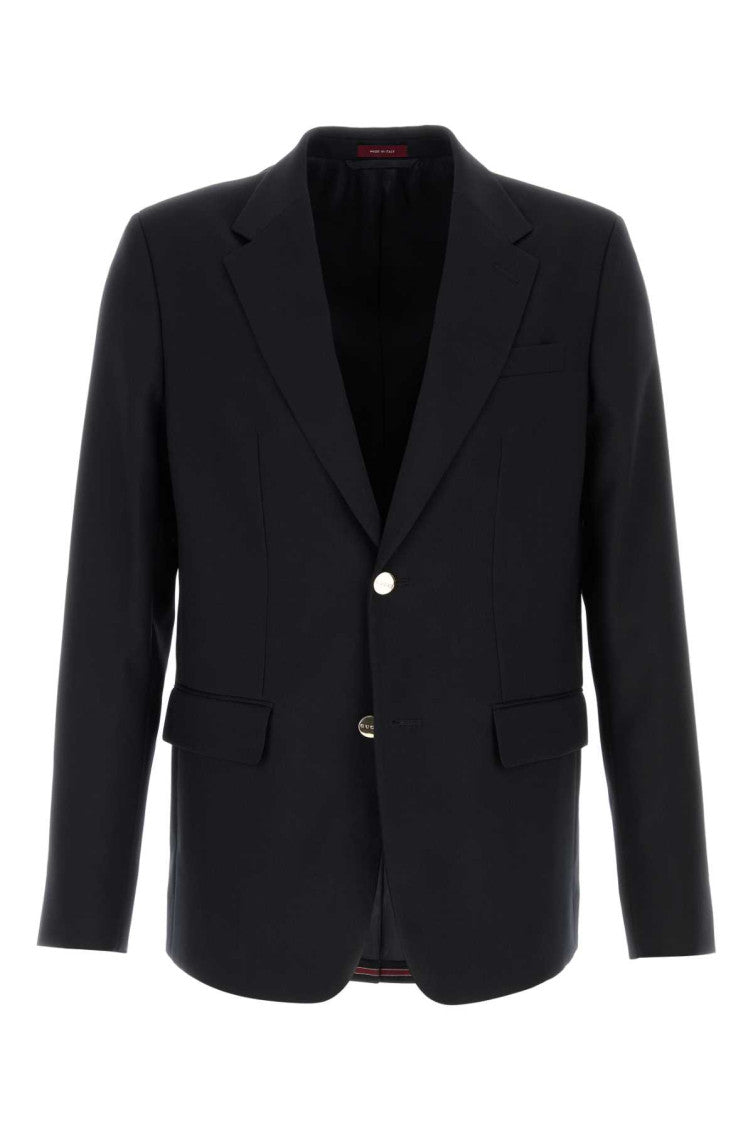 Midnight blue wool blazer 1