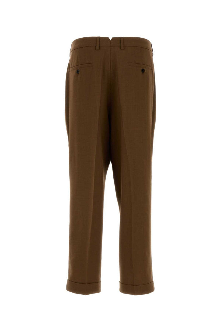 Brown Flat Front Pant 2