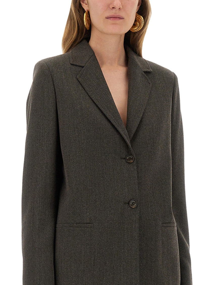 Grey Notched Lapel Jacket 4