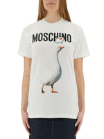 White Graphic Crew Neck T-Shirt 1