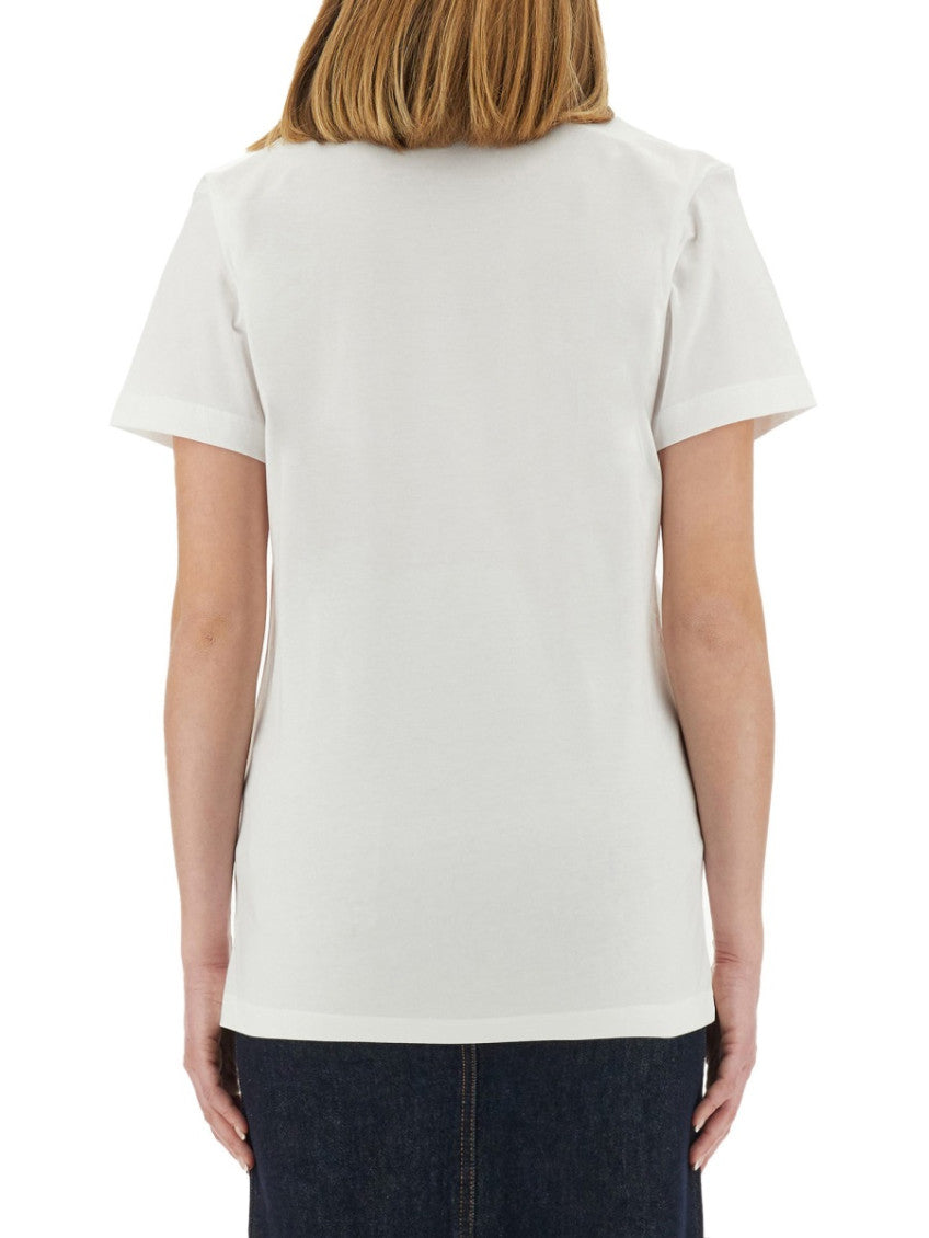 White Graphic Crew Neck T-Shirt 2