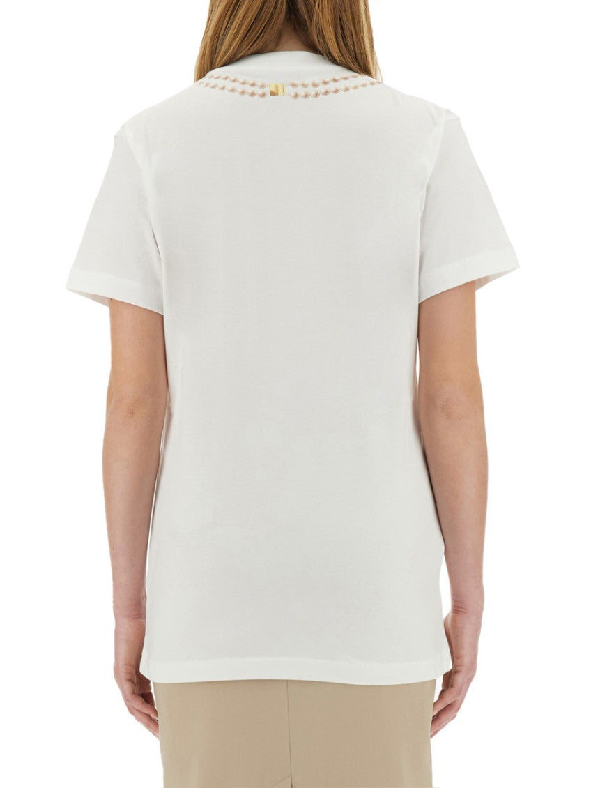 White Graphic Crew Neck T-Shirt 2