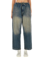 Blue Relaxed Drawstring Pant 1