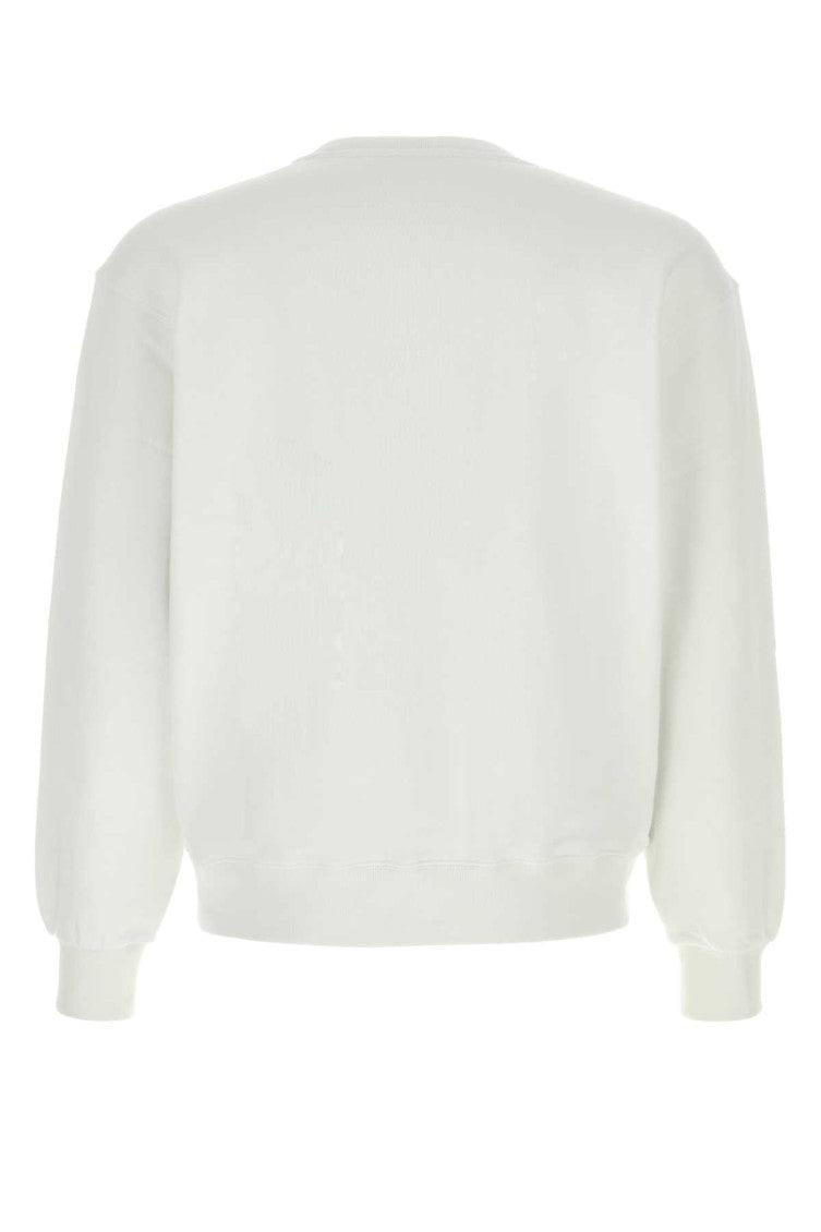 White Crew Neck Sweatshirt 2