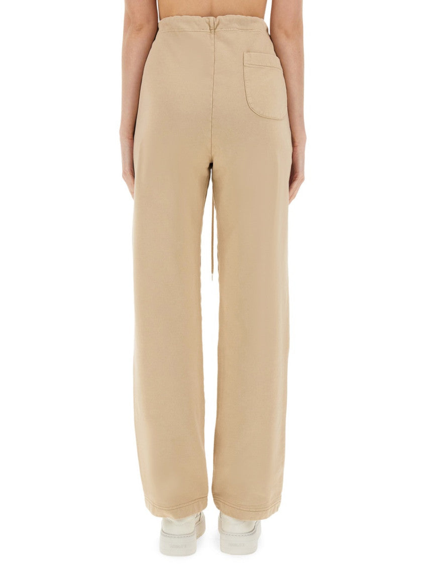 Beige Relaxed Drawstring Pants 2