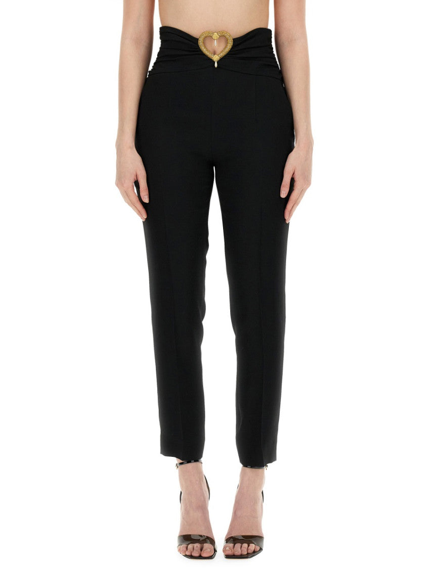 Black Slim Flat Front Pant 1