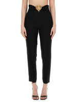 Black Slim Flat Front Pant 1