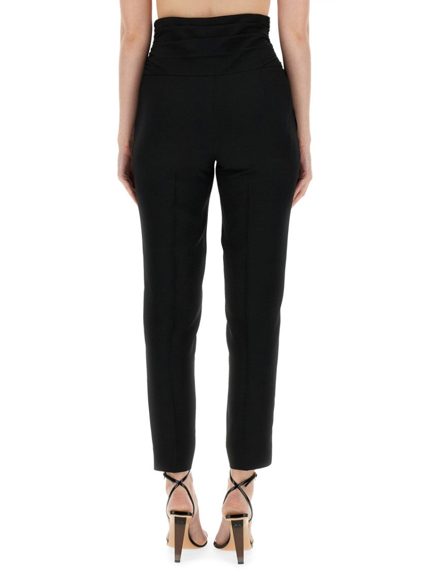 Black Slim Flat Front Pant 2