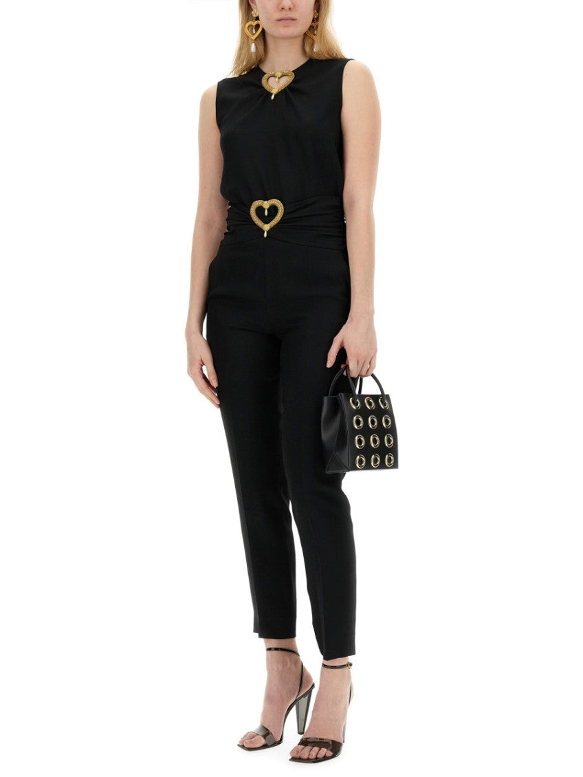 Black Slim Flat Front Pant 4