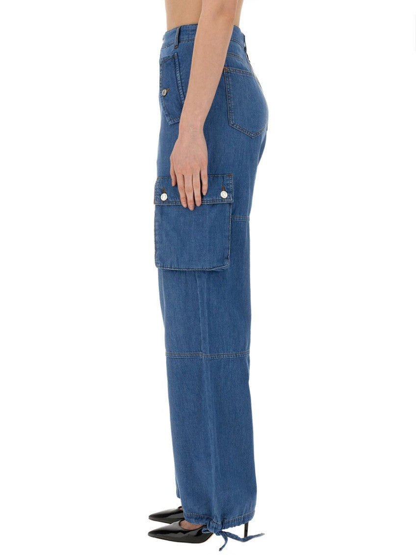 Blue Regular High Rise Jeans 4