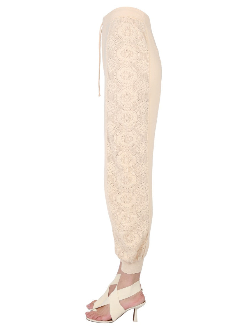 White Relaxed Joggers Pant 4