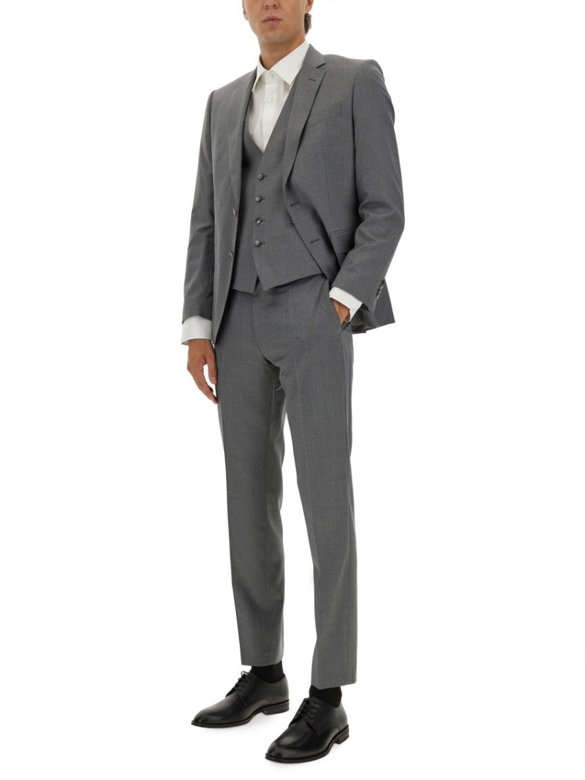 Grey Notched Lapel Jacket 2
