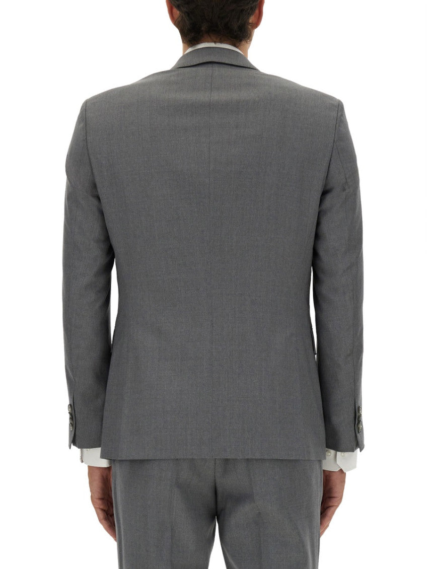 Grey Notched Lapel Jacket 3