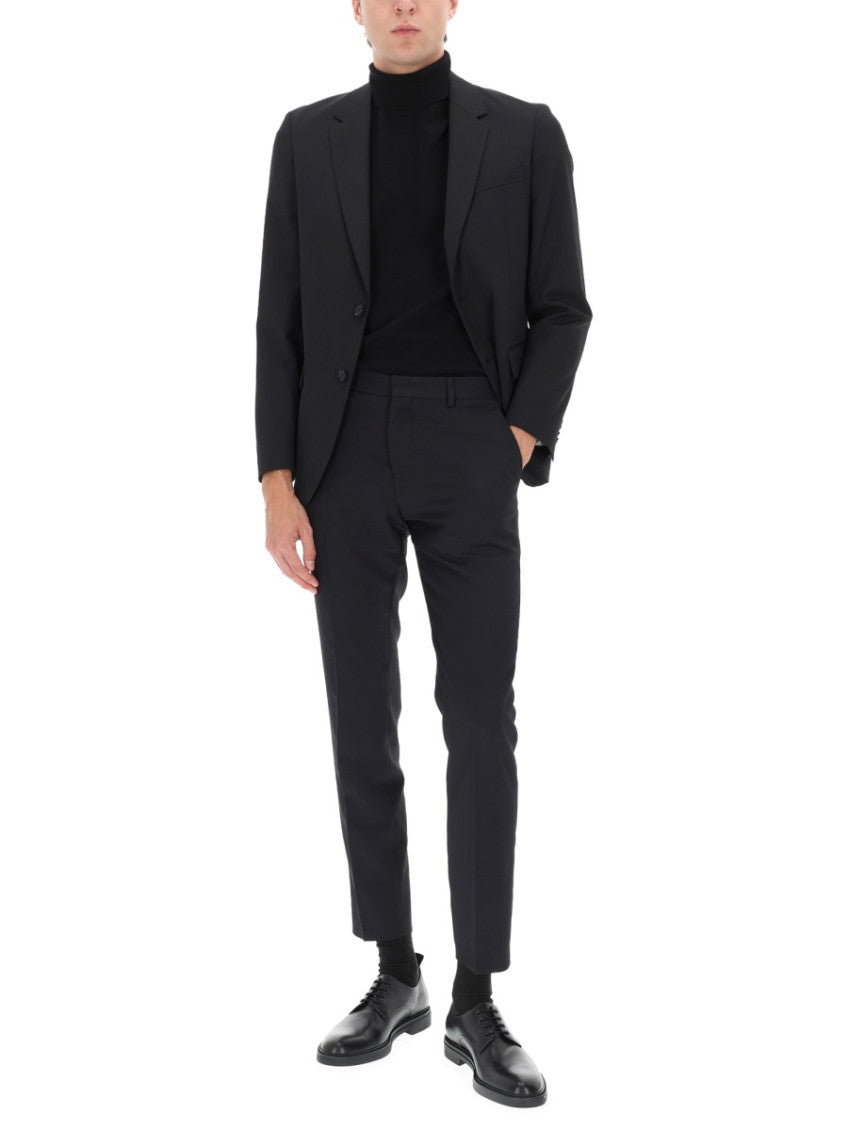 Black Notched Lapel Jacket 2
