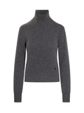Grey Logo Turtle Neck Sweater 1