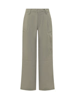 Green Relaxed Cargos Pants 1