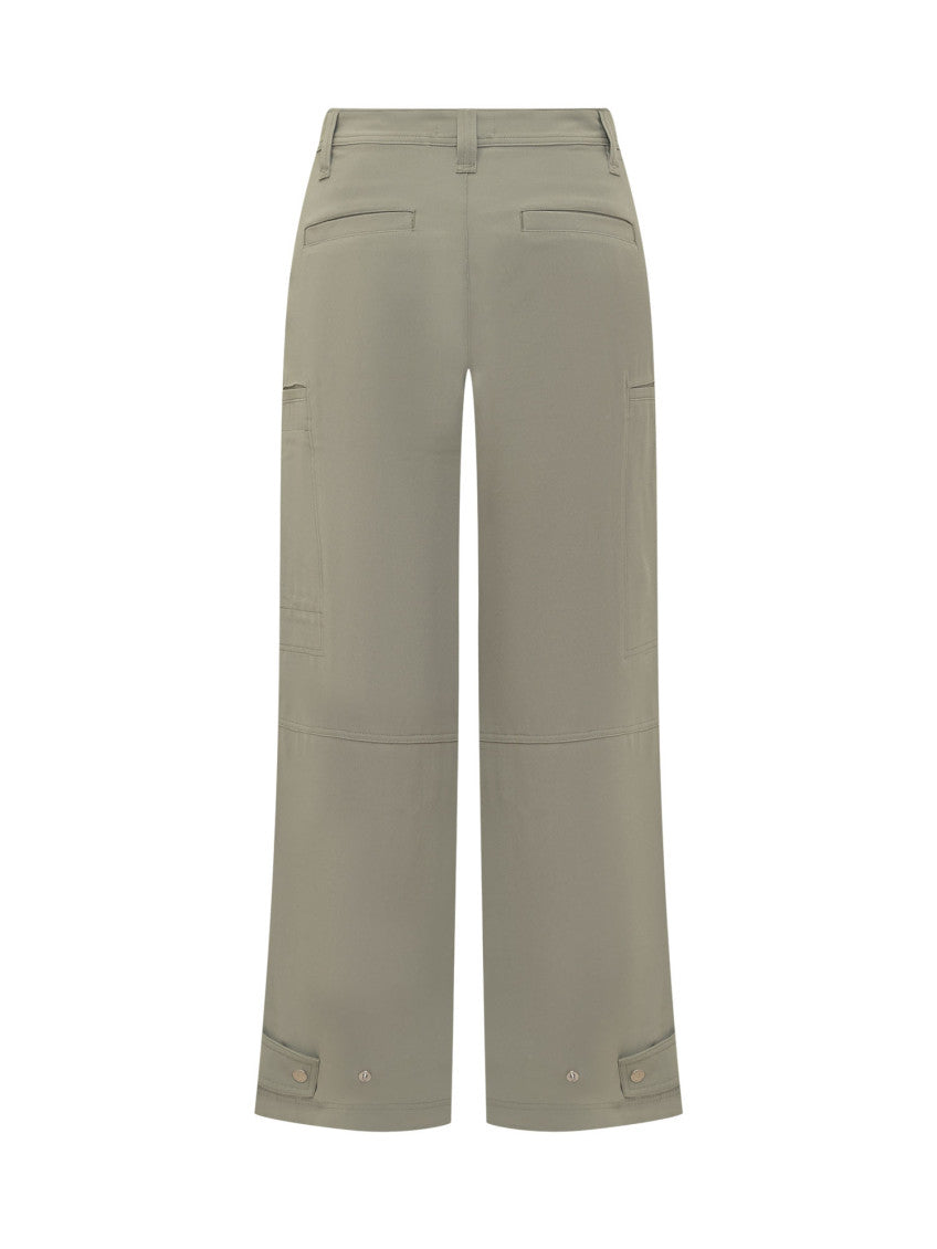Green Relaxed Cargos Pants 2
