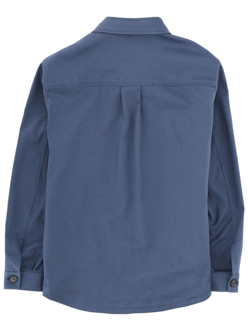 Blue Shirt Collar Jacket 2