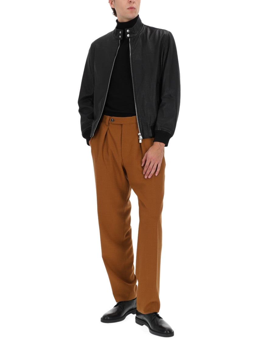 Black Mock Collar Jacket 2