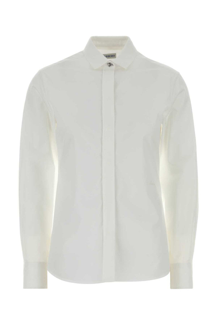 White Regular Solid Shirt 1