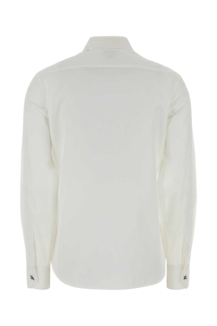 White Regular Solid Shirt 2