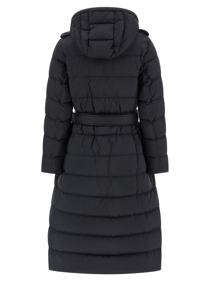 Black Quilted Shirt Collar Jacket 2