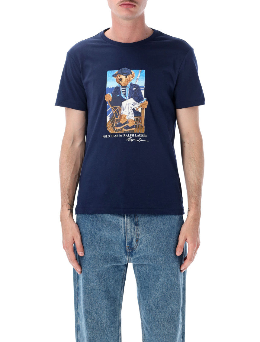 Navy Blue Crew Neck T-Shirt 1
