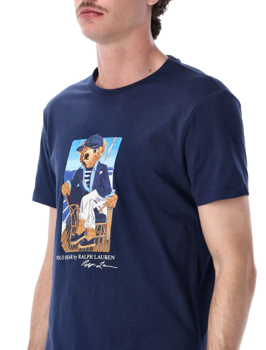 Navy Blue Crew Neck T-Shirt 3