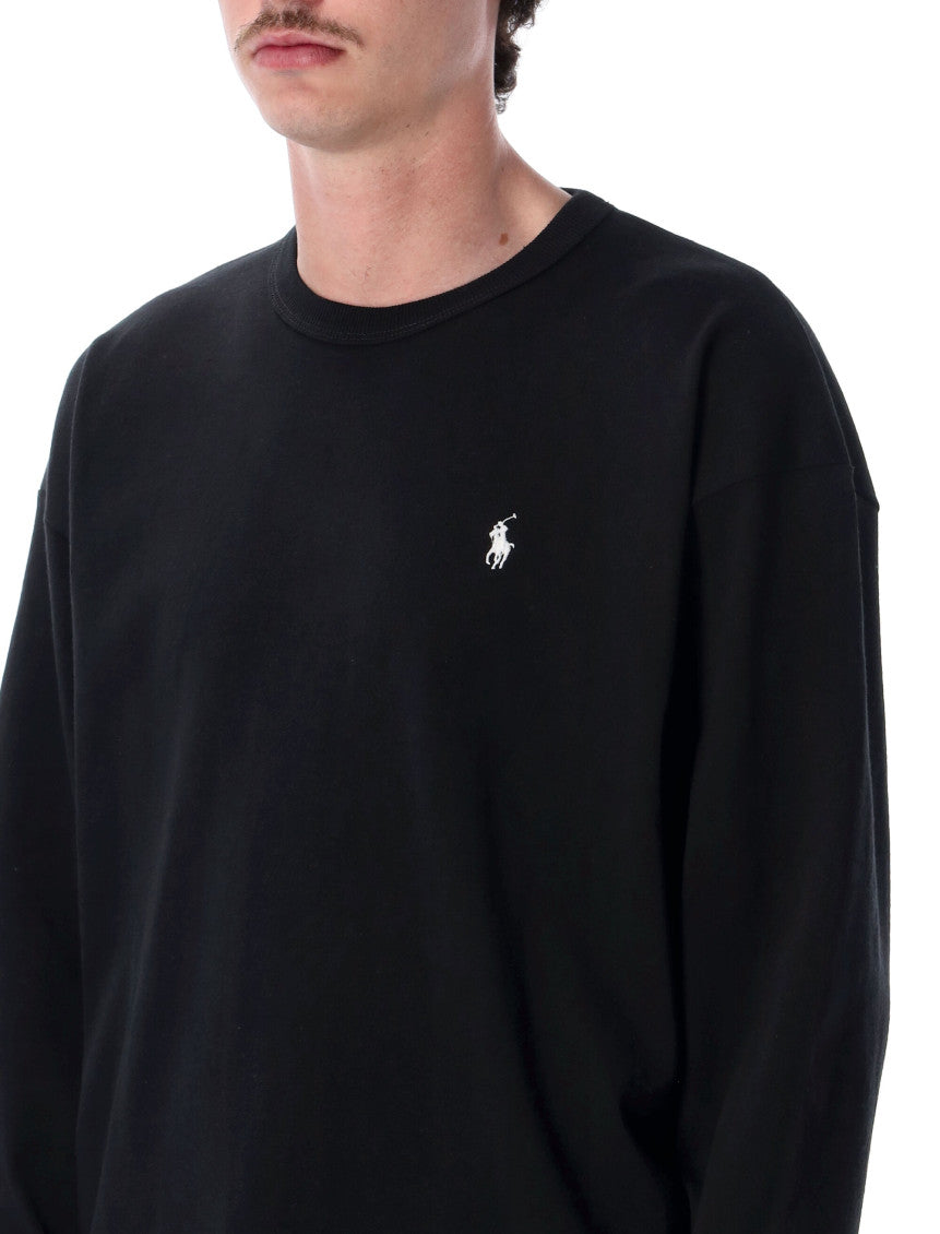 Black Crew Neck Sweatshirt 3