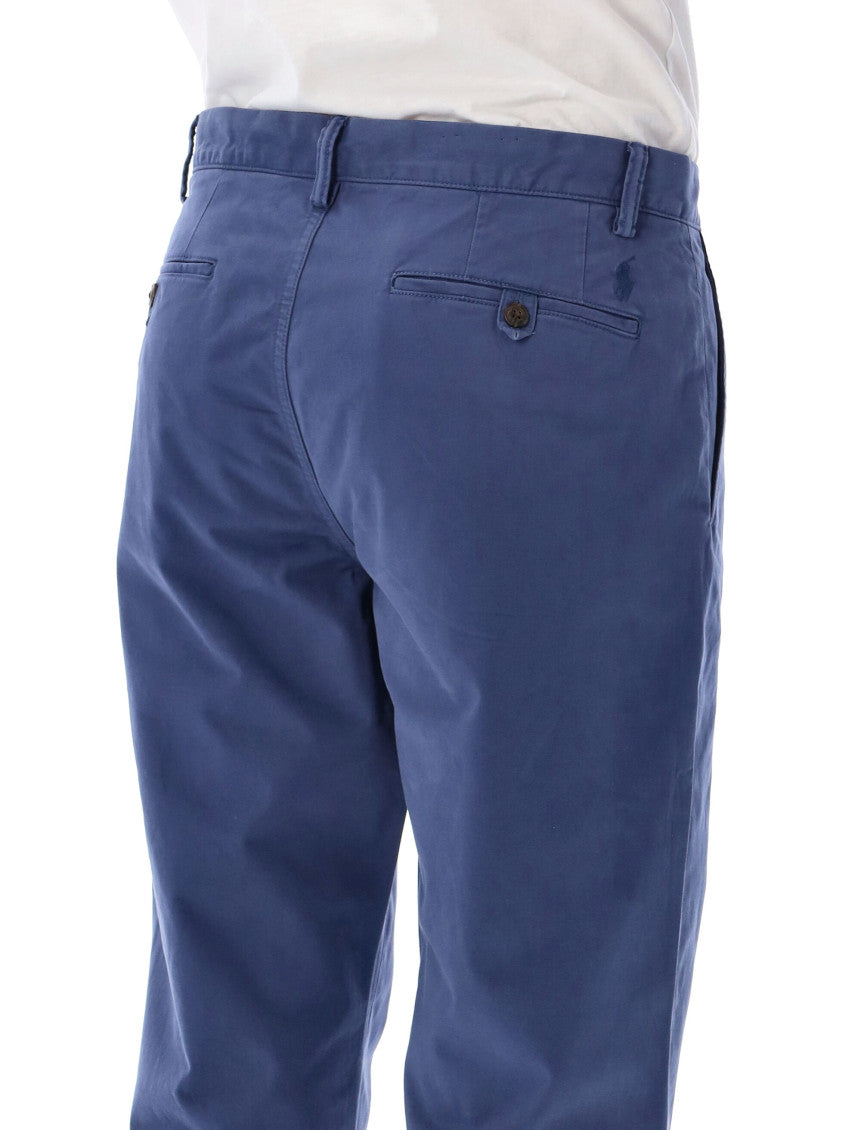 Blue Regular Chino Pants 3
