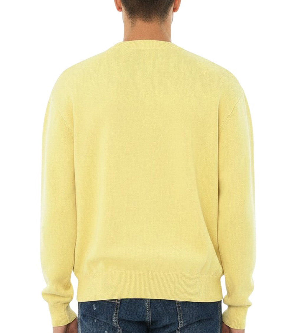Yellow Crew Neck Sweater 2