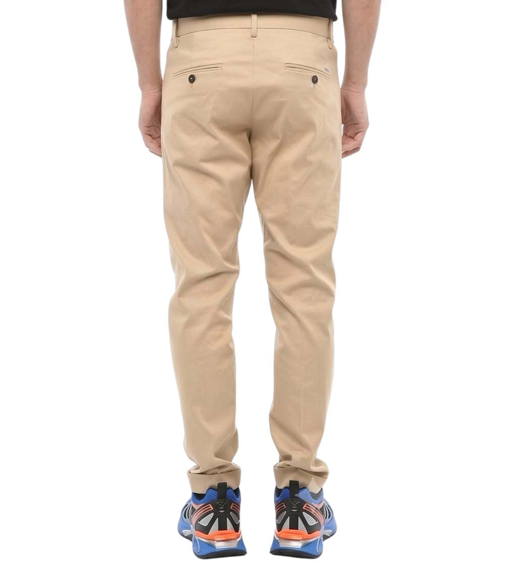 Beige Regular Chinos Pants 2